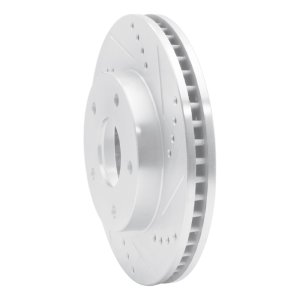 Chevrolet S10 Brake Rotor (1) - Front Right - DFC - Drilled & Slotted - Silver - `97-`05 Chevrolet S10 Brake Rotor (1) - Front Right - DFC - Drilled & Slotted - Silver - `97-`05