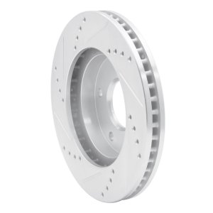 Chevrolet S10 Brake Rotor (1) - Front Right - DFC - Drilled & Slotted - Silver - `97-`05 Chevrolet S10 Brake Rotor (1) - Front Right - DFC - Drilled & Slotted - Silver - `97-`05