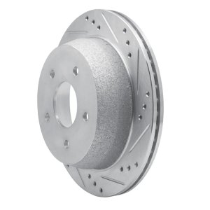 Chevrolet S10 Brake Rotor (1) - Rear Right - DFC - Drilled & Slotted - Silver - `98-`05 Chevrolet S10 Brake Rotor (1) - Rear Right - DFC - Drilled & Slotted - Silver - `98-`05