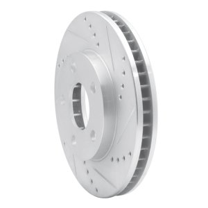 Buick LeSabre Brake Rotor (1) - Front Right - DFC - Drilled & Slotted - Silver - `97-`05 Buick LeSabre Brake Rotor (1) - Front Right - DFC - Drilled & Slotted - Silver - `97-`05