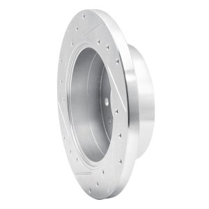 Mercedes-Benz Sprinter 2500 Brake Rotor (1) - Rear Right - DFC - Drilled & Slotted - Silver - `19-`25