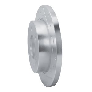 Mercedes-Benz Sprinter 2500 Brake Rotor (1) - Rear Right - DFC - Drilled & Slotted - Silver - `19-`25