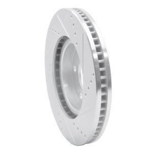 Lexus GS300 Brake Rotor (1) - Left Front - DFC - Drilled & Slotted - Silver - `06-`15