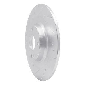 Mazda MX-5 Miata Brake Rotor (1) - Rear Left - DFC - Drilled & Slotted - Silver - `16-`25