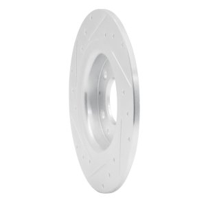 Mazda CX-3 Brake Rotor (1) - Rear Right - DFC - Drilled & Slotted - Silver - `16-`18