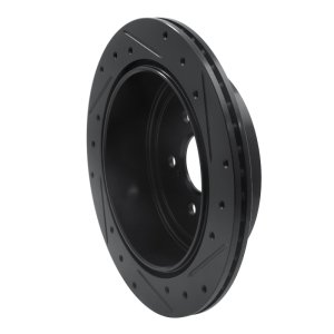 Scion FR-S Brake Rotor (1) - Rear Left - DFC - Drilled & Slotted - Black - `10-`25