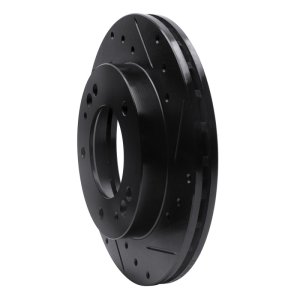 Kia Sportage Brake Rotor (1) - Front Right - DFC - Drilled & Slotted - Black - `95-`02