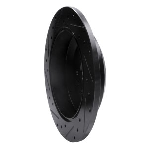 Kia Borrego Brake Rotor (1) - Rear Right - DFC - Drilled & Slotted - Black - `09-`10