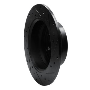 Volvo V70 Brake Rotor (1) - Rear Left - DFC - Drilled & Slotted - Black - `96-`04