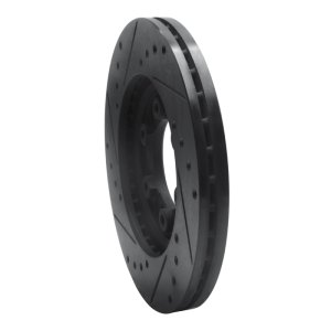 Acura SLX Brake Rotor (1) - Front Right - DFC - Drilled & Slotted - Black - `92-`02 Acura SLX Brake Rotor (1) - Front Right - DFC - Drilled & Slotted - Black - `92-`02