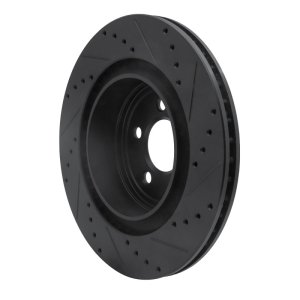 Dodge Charger Brake Rotor (1) - Rear Left - DFC - Drilled & Slotted - Black - `06-`23