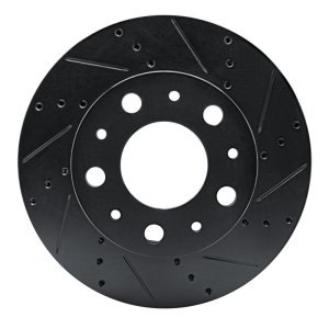 Ram ProMaster 2500 Brake Rotor (1) - Front Right - DFC - Drilled & Slotted - Black - `14-`25