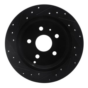 Chevrolet Equinox Brake Rotor (1) - Rear Right - DFC - Drilled & Slotted - Black - `10-`17 Chevrolet Equinox Brake Rotor (1) - Rear Right - DFC - Drilled & Slotted - Black - `10-`17
