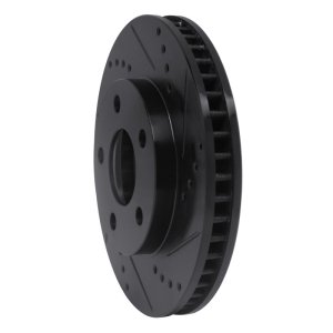 Buick LeSabre Brake Rotor (1) - Front Right - DFC - Drilled & Slotted - Black - `97-`05 Buick LeSabre Brake Rotor (1) - Front Right - DFC - Drilled & Slotted - Black - `97-`05