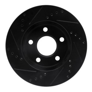 Buick LeSabre Brake Rotor (1) - Front Right - DFC - Drilled & Slotted - Black - `97-`05 Buick LeSabre Brake Rotor (1) - Front Right - DFC - Drilled & Slotted - Black - `97-`05