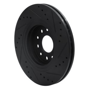Ford Taurus X Brake Rotor (1) - Front Left - DFC - Drilled & Slotted - Black - `05-`09