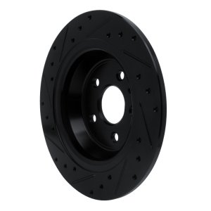 Ford Special Service Police Sedan Brake Rotor (1) - Rear Right - DFC - Drilled & Slotted - Black - `13-`20 Ford Special Service Police Sedan Brake Rotor (1) - Rear Right - DFC - Drilled & Slotted - Black - `13-`20