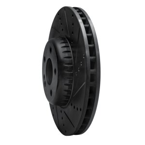 Mercedes-Benz C300 Brake Rotor (1) - Front Right - DFC - Drilled & Slotted - Black - `15-`23