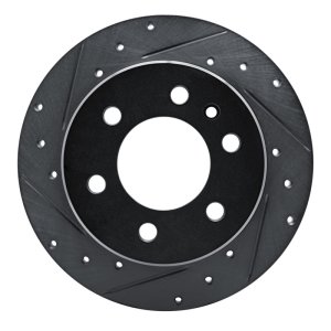 Mercedes-Benz Sprinter 1500 Brake Rotor (1) - Rear Left - DFC - Drilled & Slotted - Black - `19-`25