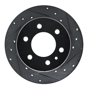 Mercedes-Benz Sprinter 1500 Brake Rotor (1) - Rear Right - DFC - Drilled & Slotted - Black - `19-`25