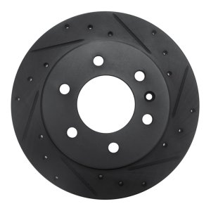Mercedes-Benz Sprinter 2500 Brake Rotor (1) - Rear Right - DFC - Drilled & Slotted - Black - `19-`25