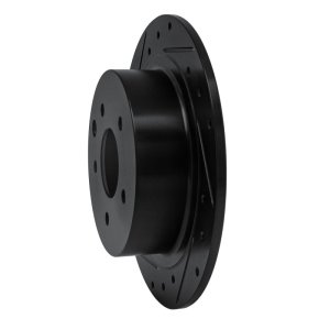 Nissan Juke Brake Rotor (1) - Rear Left - DFC - Drilled & Slotted - Black - `02-`25