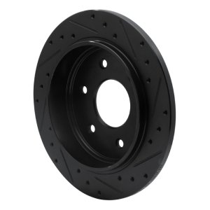 Infiniti QX56 Brake Rotor (1) - Rear Left - DFC - Drilled & Slotted - Black - `04-`15