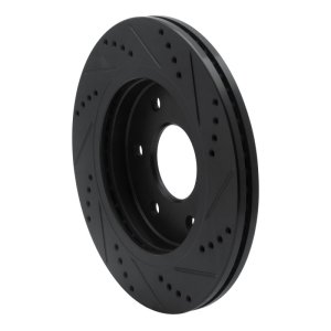 Infiniti QX56 Brake Rotor (1) - Front Left - DFC - Drilled & Slotted - Black - `05-`07