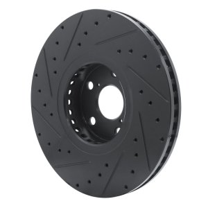 Lexus GS350 Brake Rotor (1) - Right Front - DFC - Drilled & Slotted - Black - `06-`20