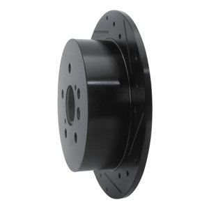 Toyota Venza Brake Rotor (1) - Rear Right - DFC - Drilled & Slotted - Black - `09-`15