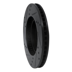 Lexus CT200H Brake Rotor (1) - Front Right - DFC - Drilled & Slotted - Black - `10-`17