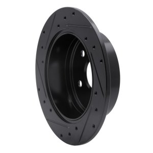 Lexus ES350 Brake Rotor (1) - Rear Right - DFC - Drilled & Slotted - Black - `12-`18