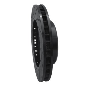 Lexus LX470 Brake Rotor (1) - Front Right - DFC - Drilled & Slotted - Black - `98-`07