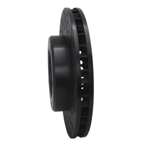 Lexus LX470 Brake Rotor (1) - Front Right - DFC - Drilled & Slotted - Black - `98-`07