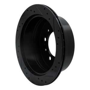 Lexus LX470 Brake Rotor (1) - Rear Left - DFC - Drilled & Slotted - Black - `98-`07