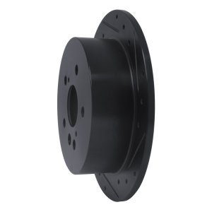 Lexus RX400h Brake Rotor (1) - Rear Right - DFC - Drilled & Slotted - Black - `04-`09