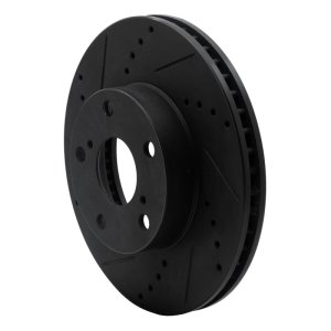 Toyota Tacoma Brake Rotor (1) - Front Left - DFC - Drilled & Slotted Rotors - Black - `05-`15