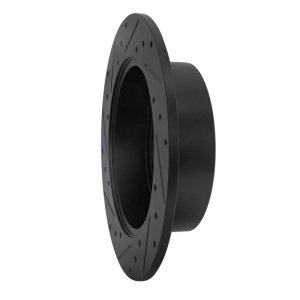 Toyota Highlander Brake Rotor (1) - Rear Right - DFC - Drilled & Slotted - Black - `08-`13