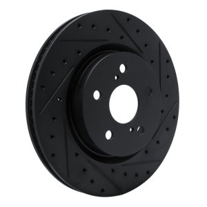 Lexus UX200 Brake Rotor (1) - Front Right - DFC - Drilled & Slotted - Black - `18-`25