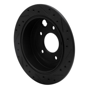 Mazda Millenia Brake Rotor (1) - Rear Left - DFC - Drilled & Slotted - Black - `95-`02