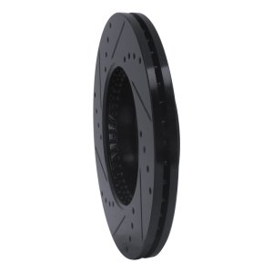 Mazda 6 Brake Rotor (1) - Front Right - DFC - Drilled & Slotted - Black - `03-`05