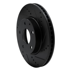 Mazda 3 Brake Rotor (1) - Front Right - DFC - Drilled & Slotted - Black - `14-`24