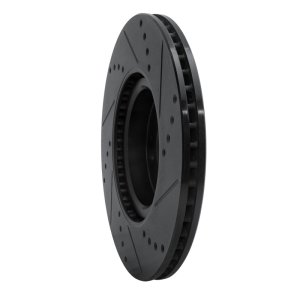 Mazda MX-5 Miata Brake Rotor (1) - Front Left - DFC - Drilled & Slotted - Black - `16-`25