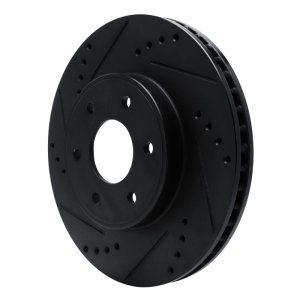 Nissan NP300 Frontier Brake Rotor (1) - Front Left - DFC - Drilled and Slotted - Black - `16-`22