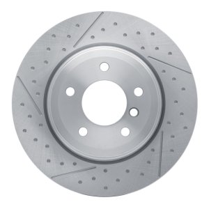 BMW 328i Brake Rotors (1) - Rear - DFC - Dimpled and Slotted - `06-`13