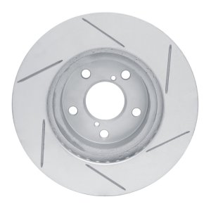 Subaru Impreza Brake Rotor (1) - Front Left - DFC - Slotted Geoperformance - `90-`01