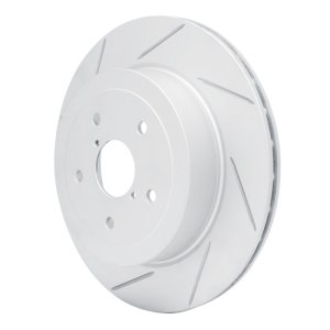 Subaru Impreza Brake Rotor (1) - Rear Left - DFC - Geoperf Slotted - `05-`07