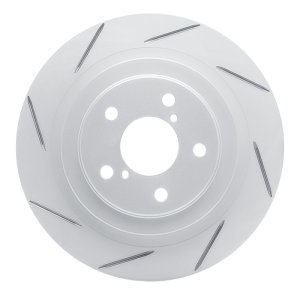 Subaru Impreza Brake Rotor (1) - Rear Left - DFC - Slotted Geoperformance - `05-`09