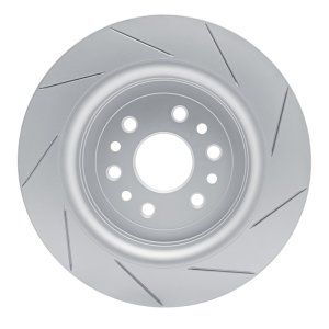 Jeep Grand Wagoneer Brake Rotor (1) - Rear Left - DFC - Slotted Geoperformance - `21-`25