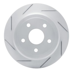 Jeep Wrangler Brake Rotor (1) - Rear Left - DFC - Slotted Geoperformance - `07-`18